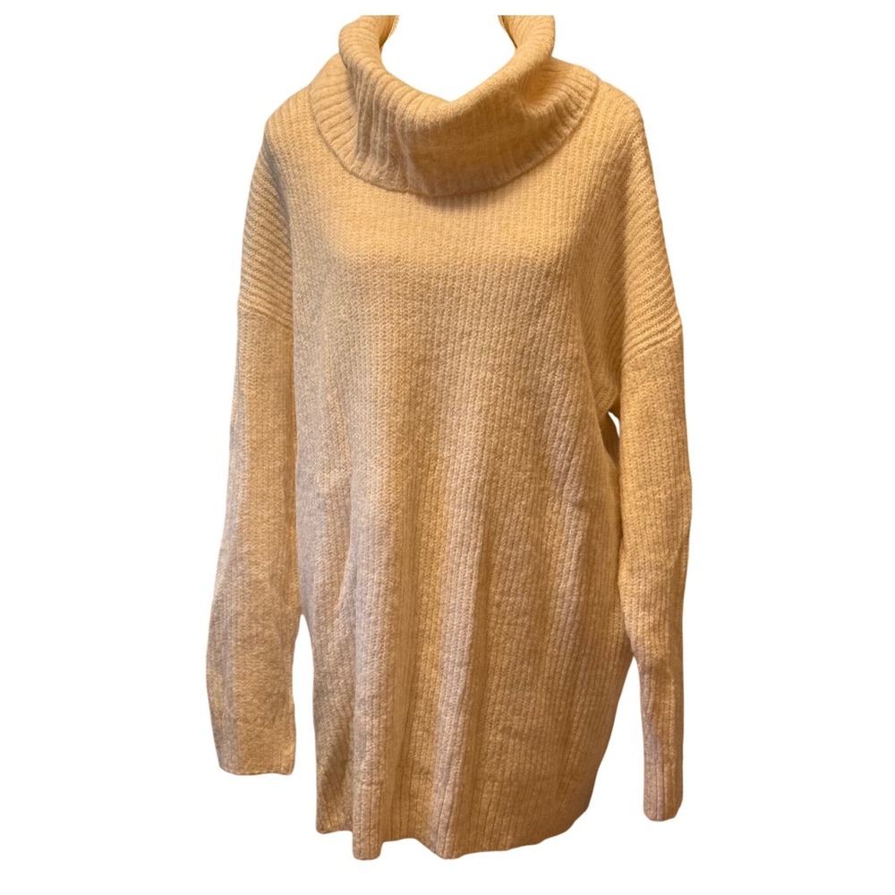 Style & Co Women's 3X Pebble Heather Cowl Neck‎ Knit Pullover Sweater
